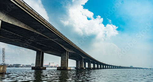 The side view of the Third Mainland Bridge which is one of the longest bridges in Africa © Mujib