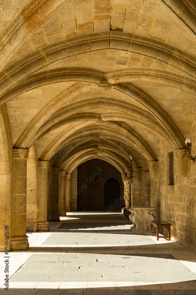 arches of the cathedral of the holy sepulchre