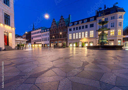 Copenhagen. Square Amagertorv. © pillerss