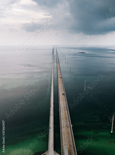 Seven Mile Bridge in Florida, USA