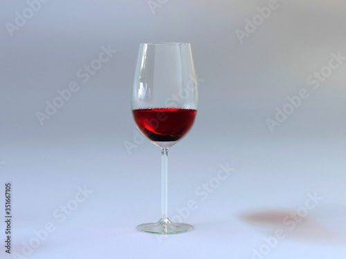 stylish wine glass