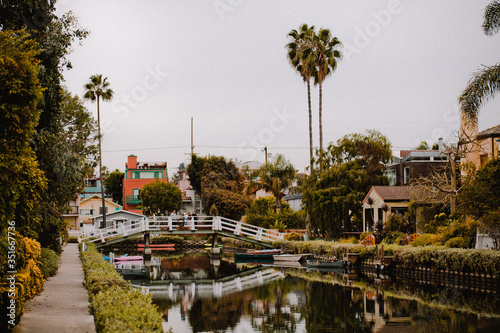 Venice canals in California
