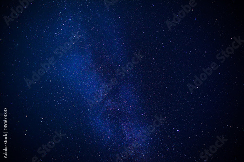 the milky way is seen in the sky on a summer day