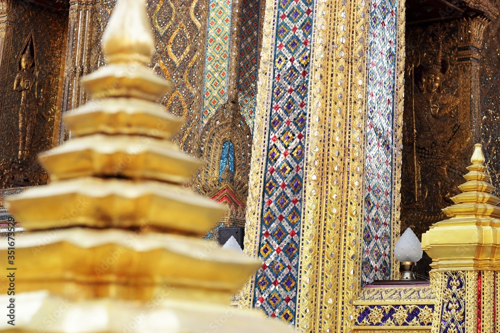 Wat Phra kew, le temple du Bouddha d'Emeraude