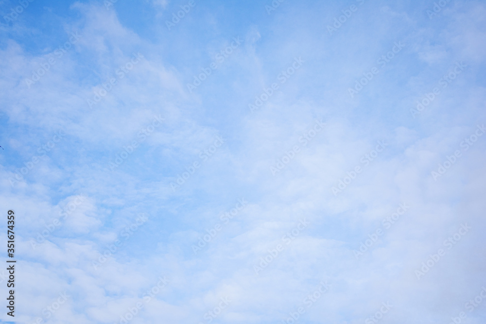 Blue sky with clouds, copy space Blue sky with clouds, copy space