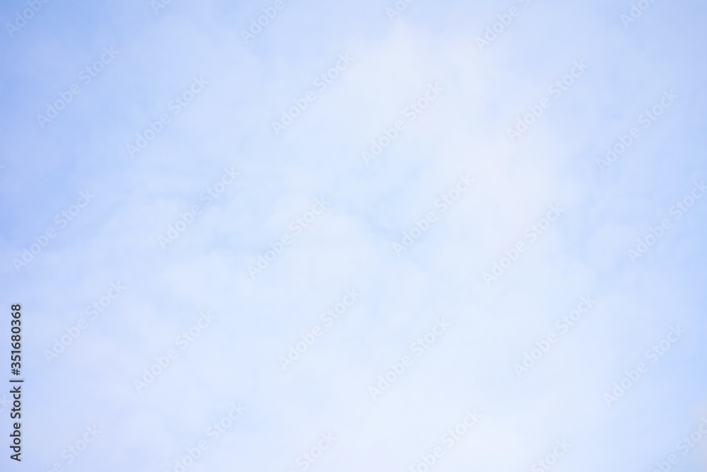 Beautiful blue sky with clouds, copy space