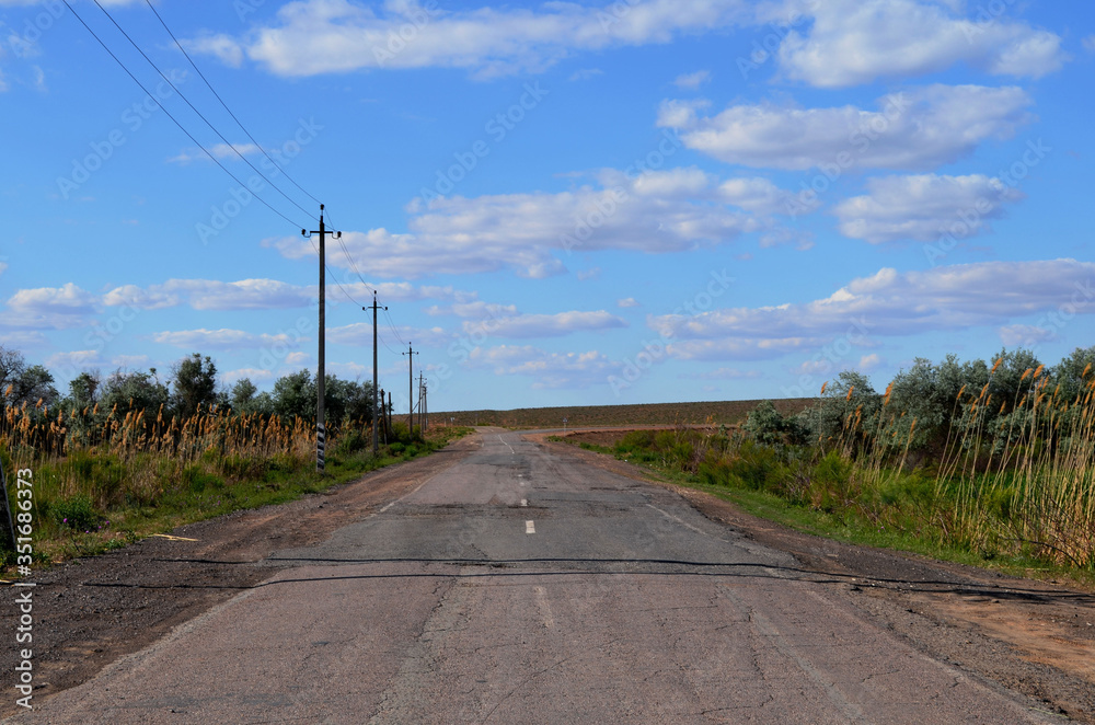 road in the countryside