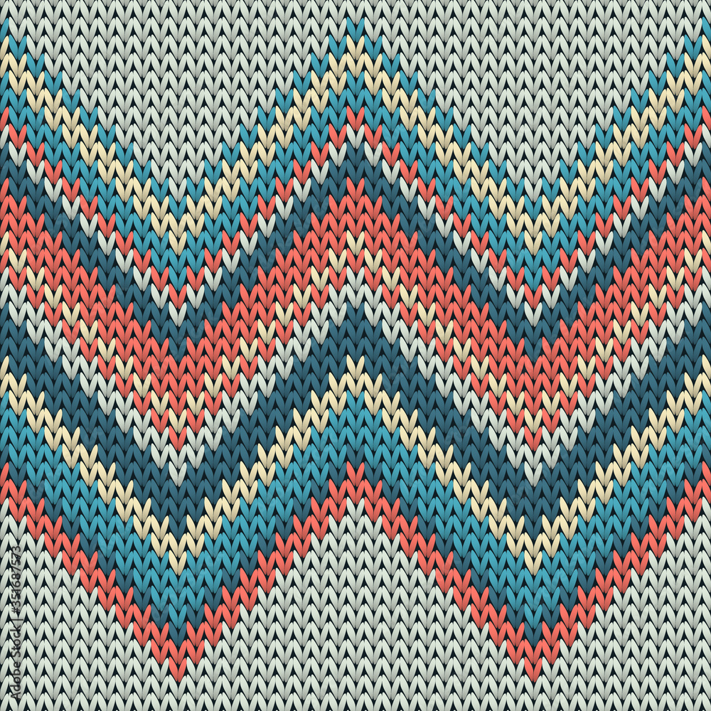 Cashmere zig zal lines knit texture geometric 