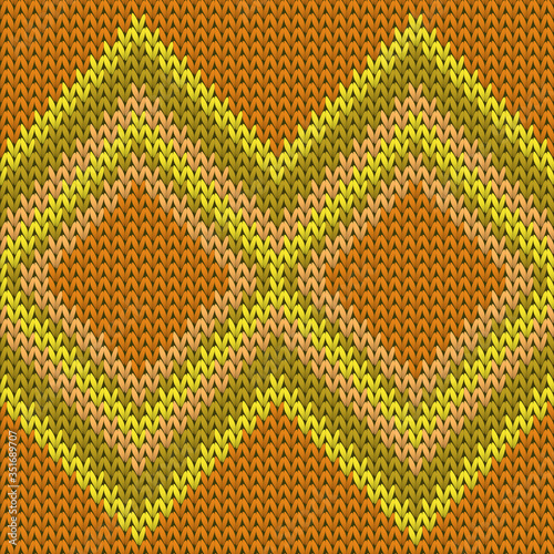 Material rhombus argyle knitting texture 