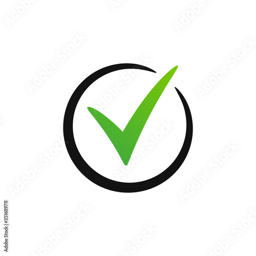 Check mark icon vector design