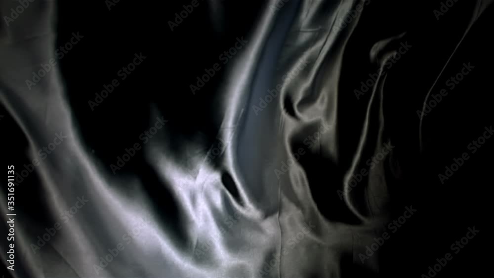 Black silk moving