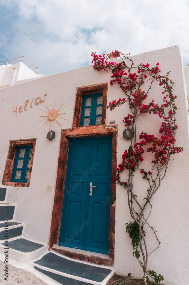 House in Oia, Santorini, Greece