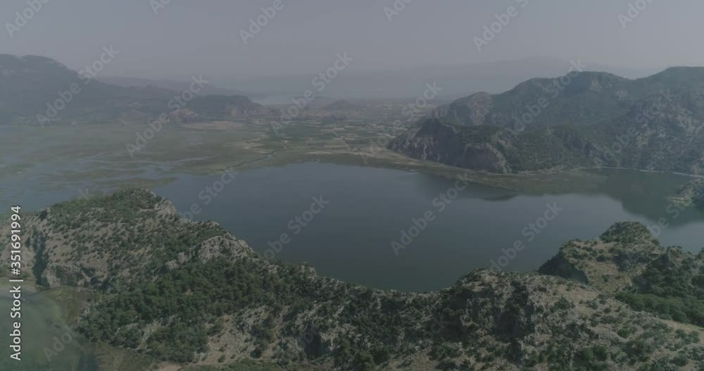 Turkey aerial shot. Bay of the sea, sea, water, mountains, rocks, landscape, trees, forest, coastline, beautiful drone flight. Turkey aerial shot. Bay of the sea, sea, water, mountains, rocks, landscape, trees, forest, coastline, beautiful drone flight.