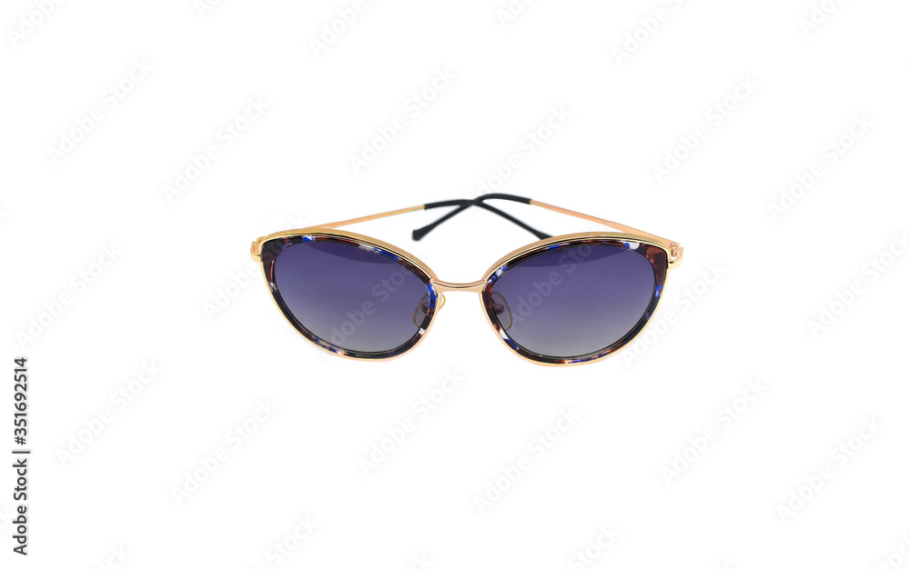 Sunglasses on an isolated white background
