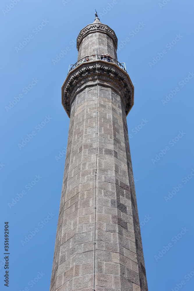 Eger Minaret, build bij islamitic Ottoman in Hungary, Europe