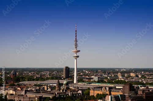 Hamburg TV tower - Heinrich Hertz television tower, Germany