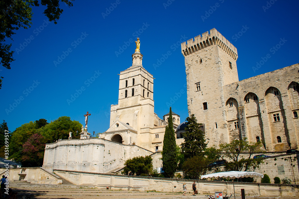 this is the old town in Provence the city of Avignon