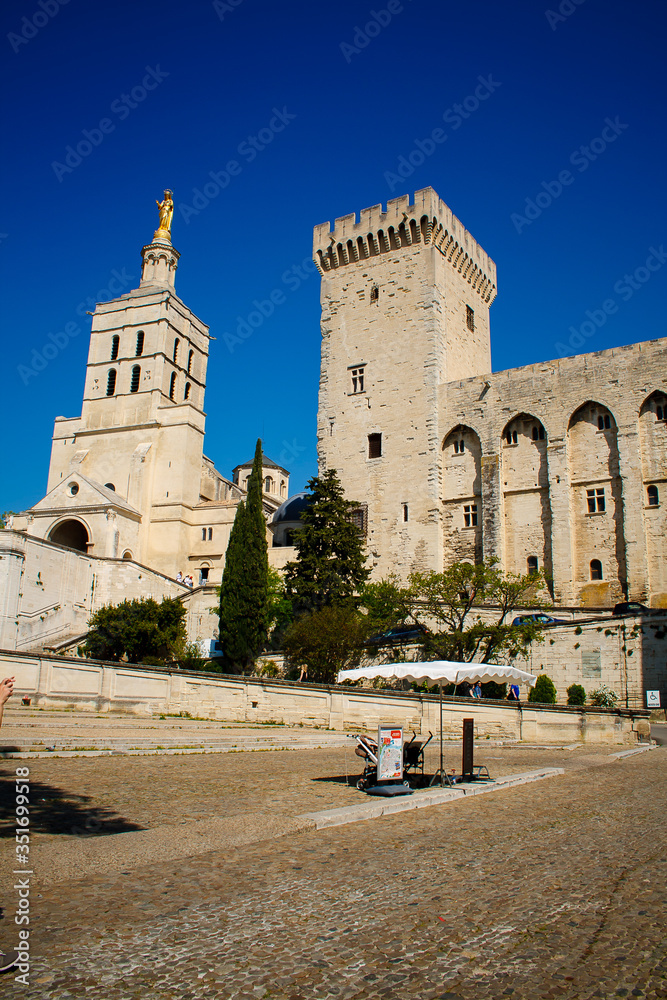 this is the old town in Provence the city of Avignon