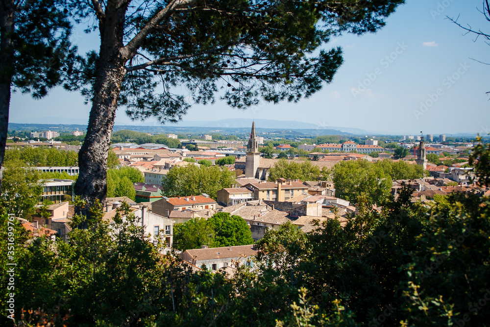 Fototapeta premium this is the old town in Provence the city of Avignon