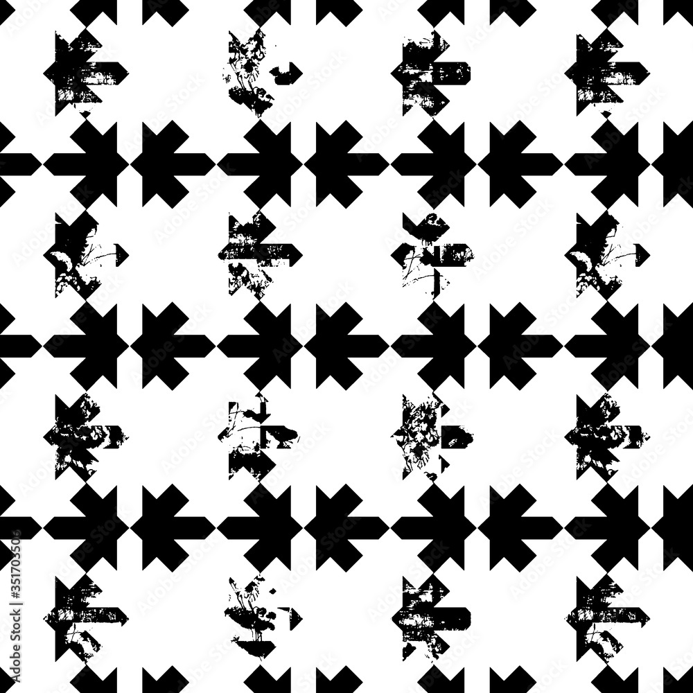 Abstract seamless pattern with abstract geometric style. Repeating sample figure and line. For fashion interiors design, wallpaper, textile industry Abstract seamless pattern with abstract geometric style. Repeating sample figure and line. For fashion interiors design, wallpaper, textile industry