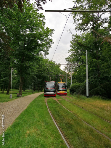Škoda trams in Prague