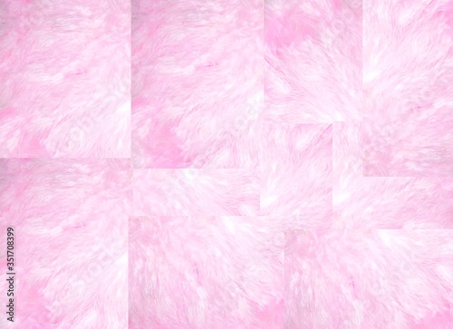 pink background with feathers