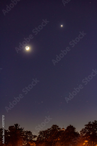 Venus and Crescent Moon 