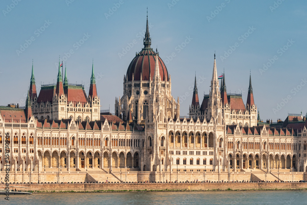 The building of the Parliament in Budapest