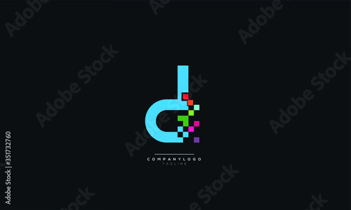 Letter d Logo Alphabet Design Icon Vector Symbol