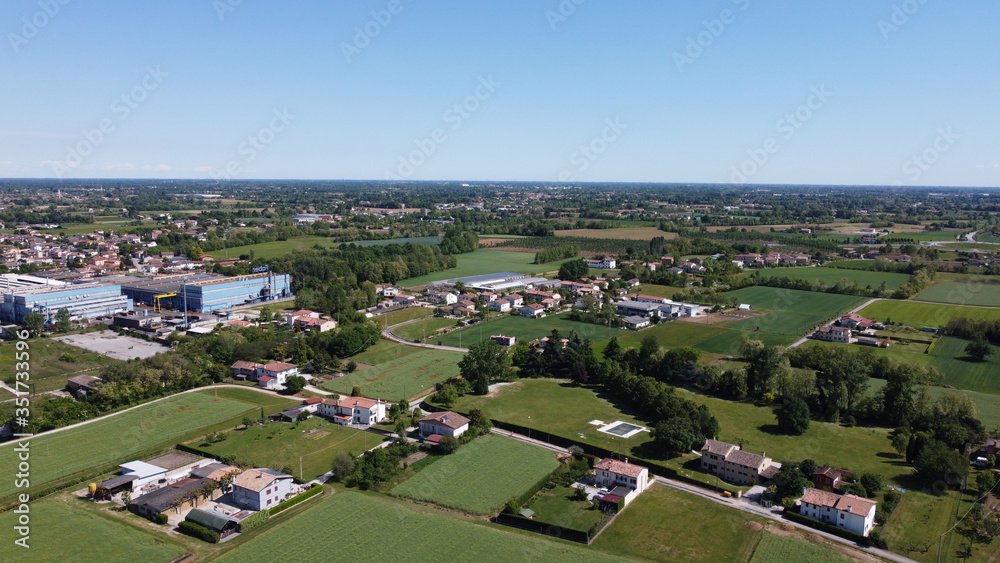 Obraz premium Castelfranco Veneto, campi