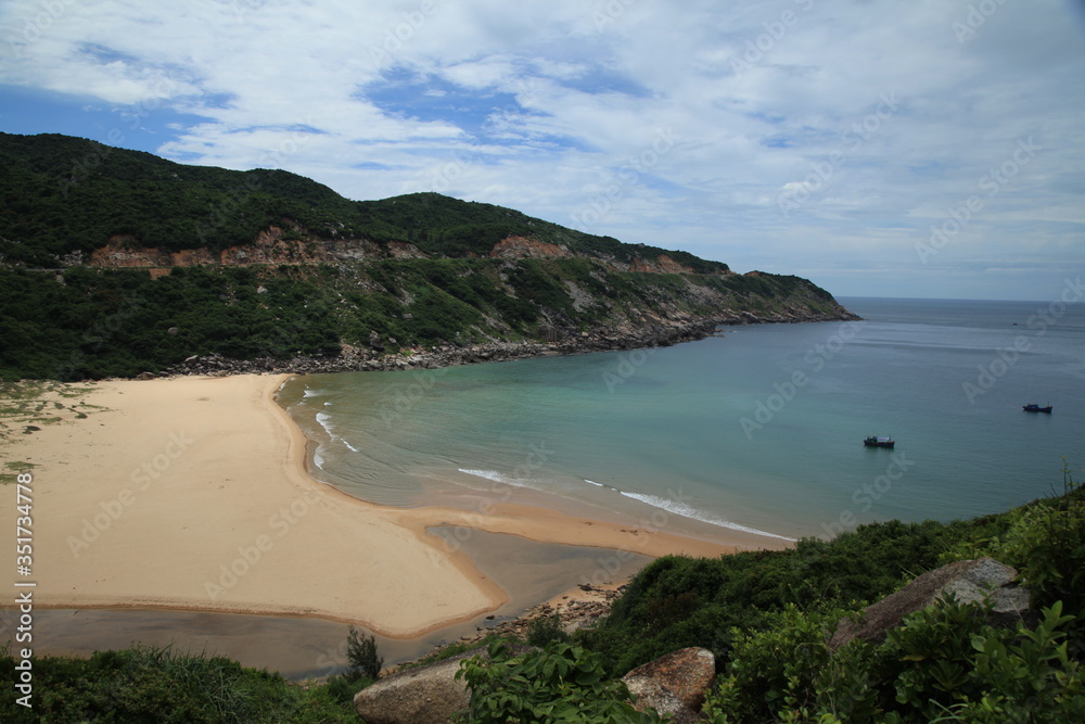 Fototapeta premium view of the beach