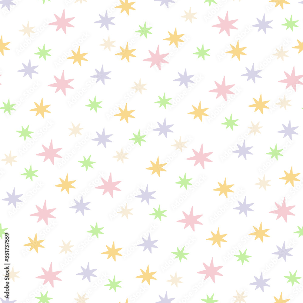 Seamless background with stars. Vector Seamless background with stars. Vector