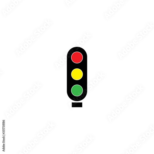 traffic light logo  vector