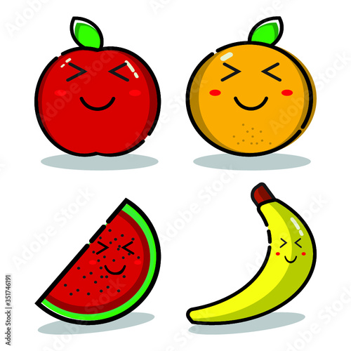 vektor fruitys colection