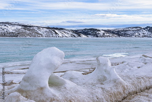 Sea of Okhotsk in spring