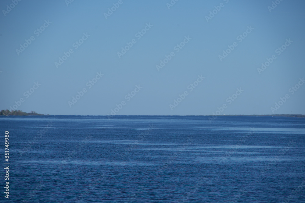 The St. Lawrence Seaway on a sunny spring day