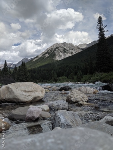 river in the mountains