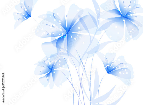 vector background with Flowers 980