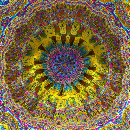 3D render. The embossed background texture, 3d illustration, volumetric drawing. Textures for the design. Three-dimensional texture. 3D Fractal shape.