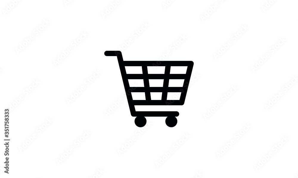 shopping cart commerce isolated icon