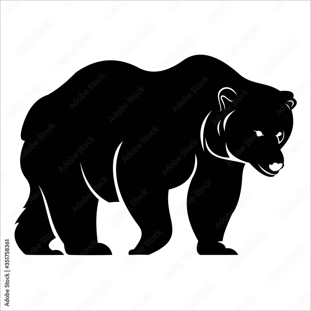 Logo design Polar Bear logo vector template.
Logo design Polar Bear logo vector template.