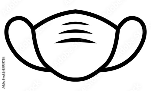 Face mask outline design