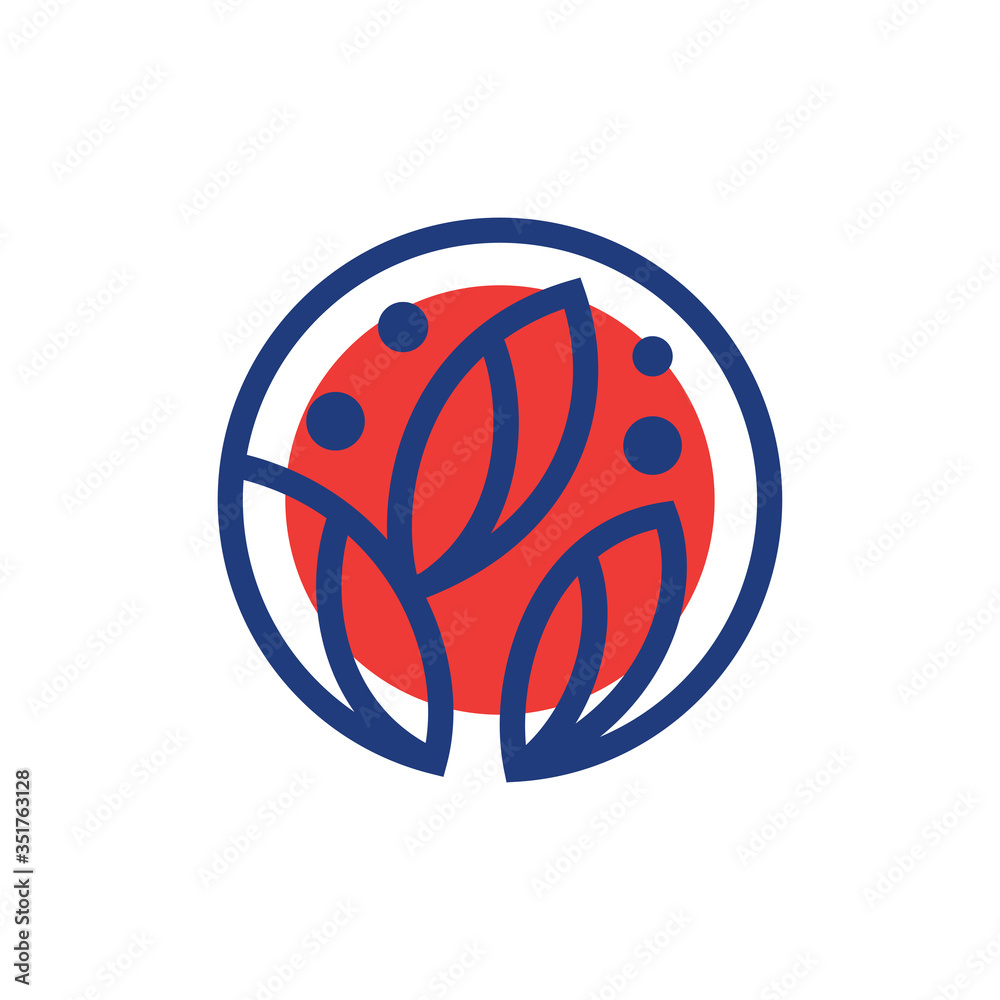 Leaf Flat Logo 