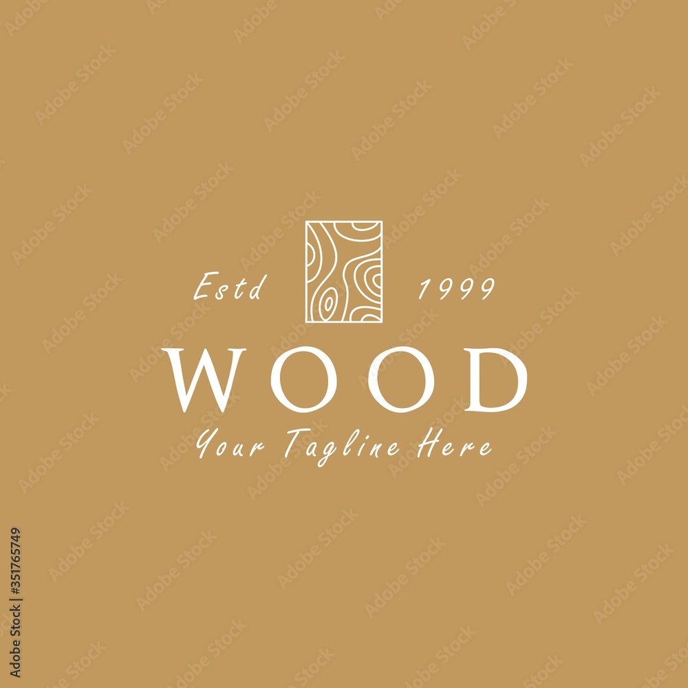 Wood or tree logo design inspiration