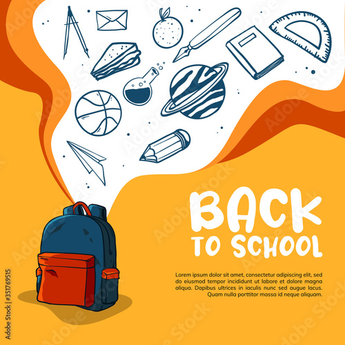 illustration of back to school 