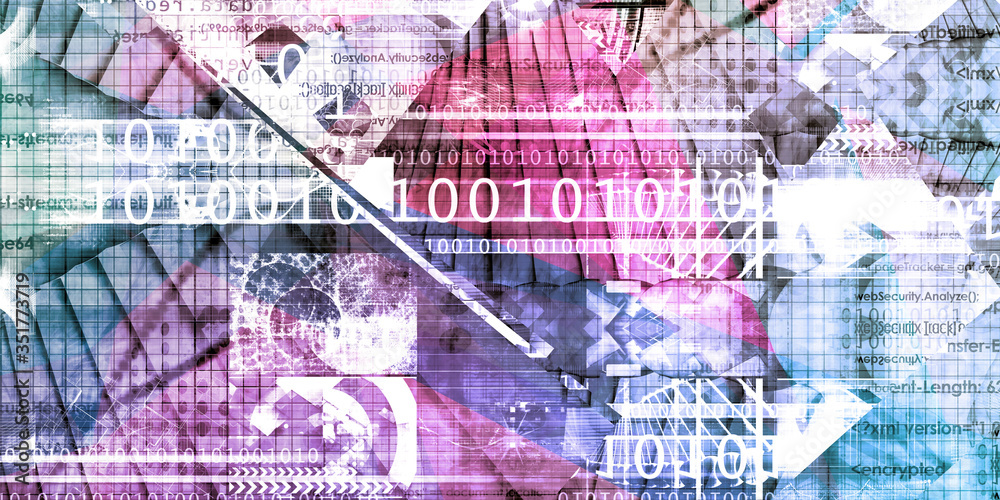 Obraz premium Internet Abstract