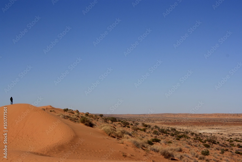 Ruins in the Australian desert.