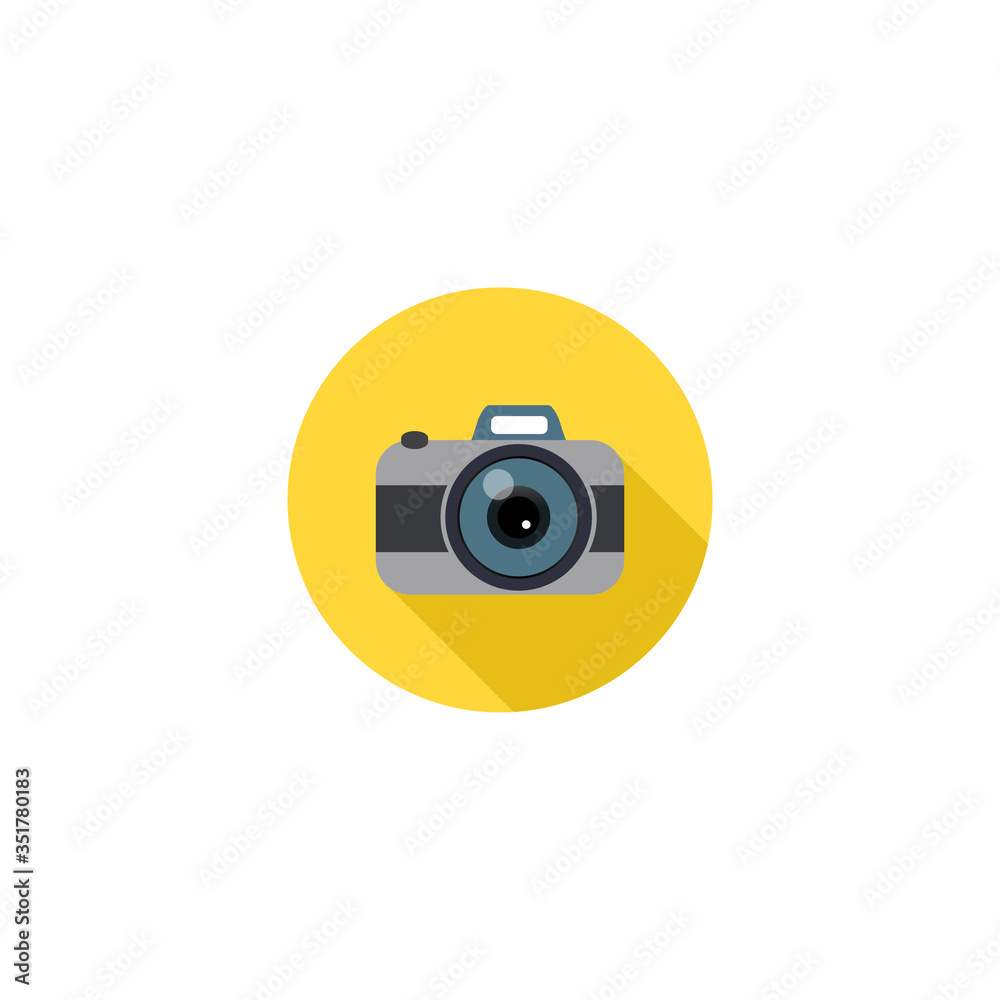 Camera graphic design template vector isolated