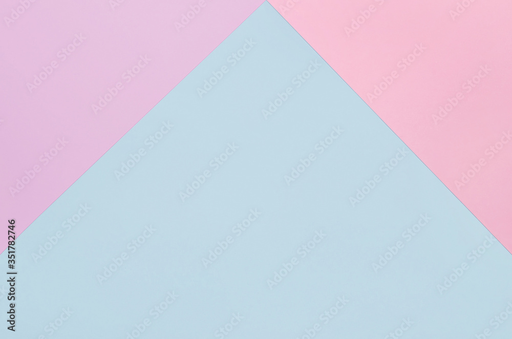 Abstract geometric pastel background in pink and blue colors with copy space Abstract geometric pastel background in pink and blue colors with copy space