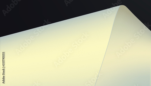 White Glossy paper or silk and fabric Metallic glossy Grain noise foil texture on dark background Vector illustration